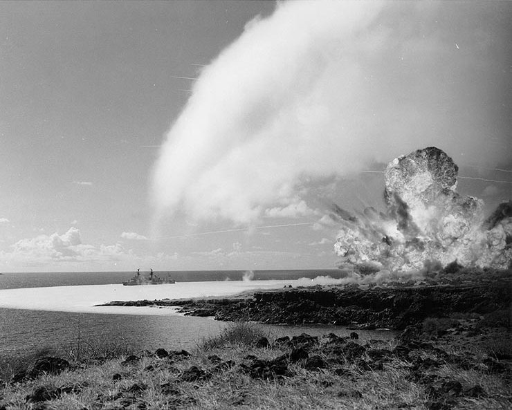 TNT explosion test (1965) for Operation Sailor Hat